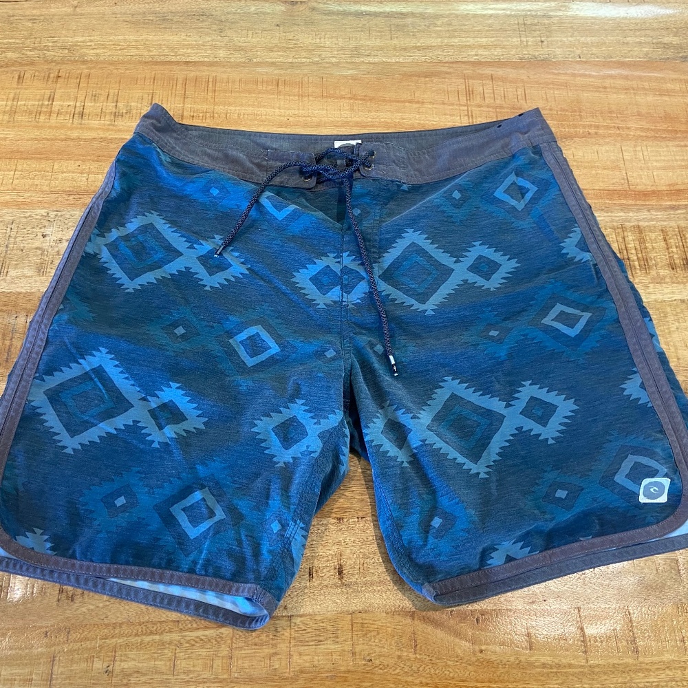RipCurl SurfCraft Men's Boardshorts - Blue Print